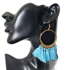 Fashion Jewelry French Hook Tassel Earrings Sz OS